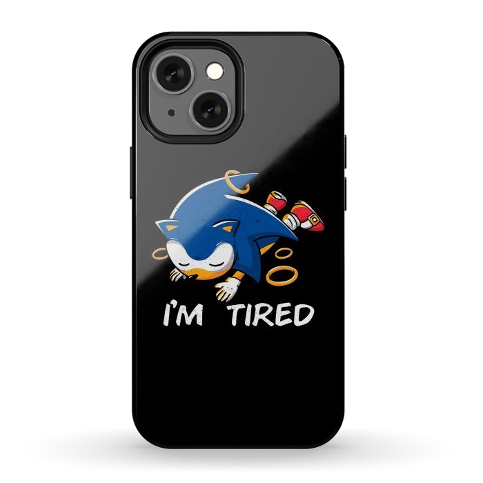 iPhone 12 mini StrongFit Sonic Tired  by eduely