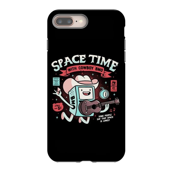 iPhone 7 plus StrongFit Space Time Cool Robot Cowboy Gift by eduely