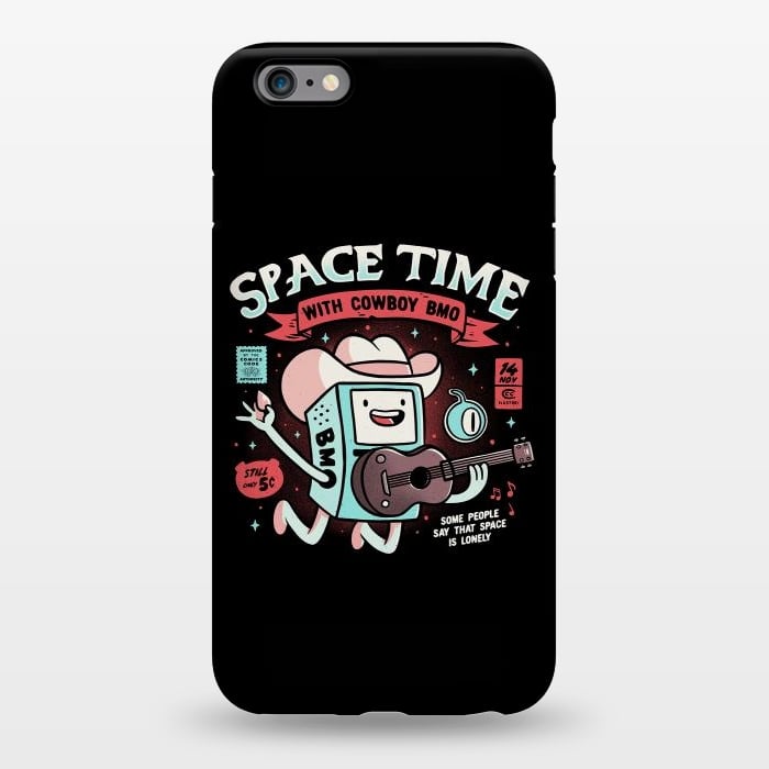iPhone 6/6s plus StrongFit Space Time Cool Robot Cowboy Gift by eduely
