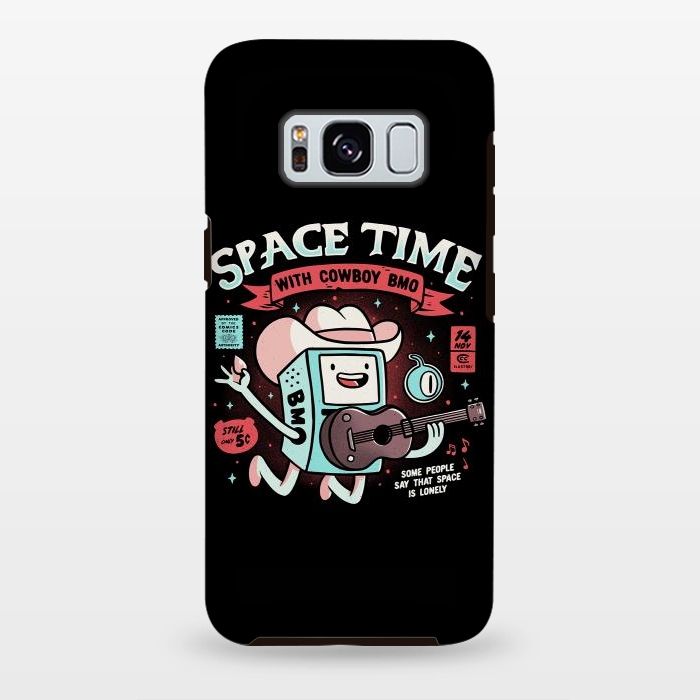 Galaxy S8 plus StrongFit Space Time Cool Robot Cowboy Gift by eduely