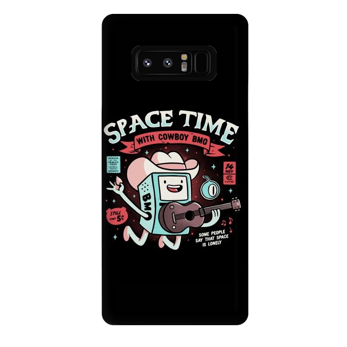 Galaxy Note 8 StrongFit Space Time Cool Robot Cowboy Gift by eduely