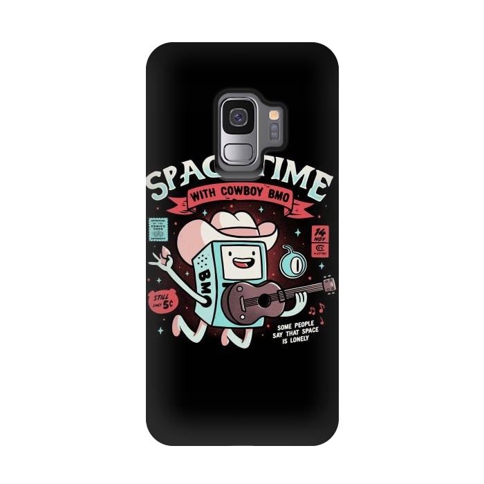 Galaxy S9 StrongFit Space Time Cool Robot Cowboy Gift by eduely