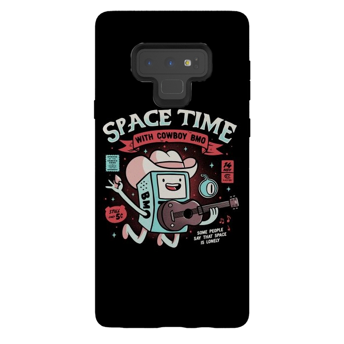 Galaxy Note 9 StrongFit Space Time Cool Robot Cowboy Gift by eduely