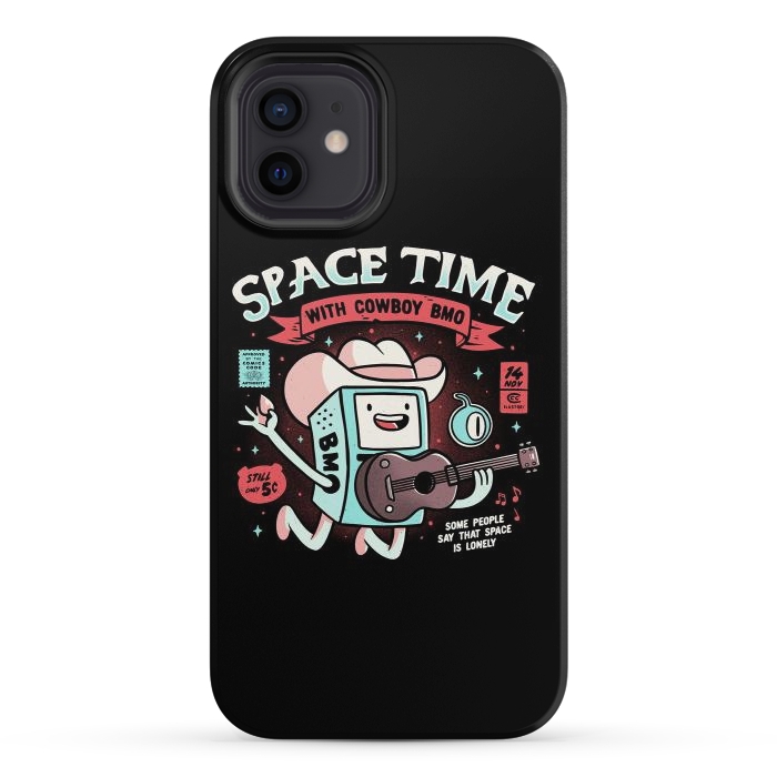 iPhone 12 StrongFit Space Time Cool Robot Cowboy Gift by eduely