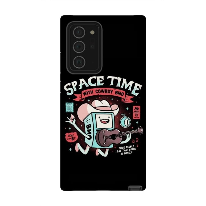 Galaxy Note 20 Ultra StrongFit Space Time Cool Robot Cowboy Gift by eduely