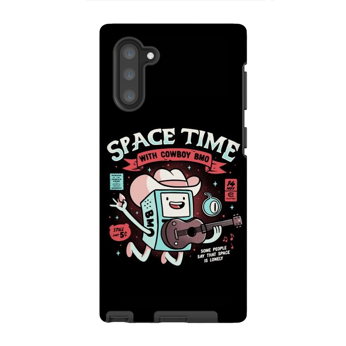 Galaxy Note 10 StrongFit Space Time Cool Robot Cowboy Gift by eduely