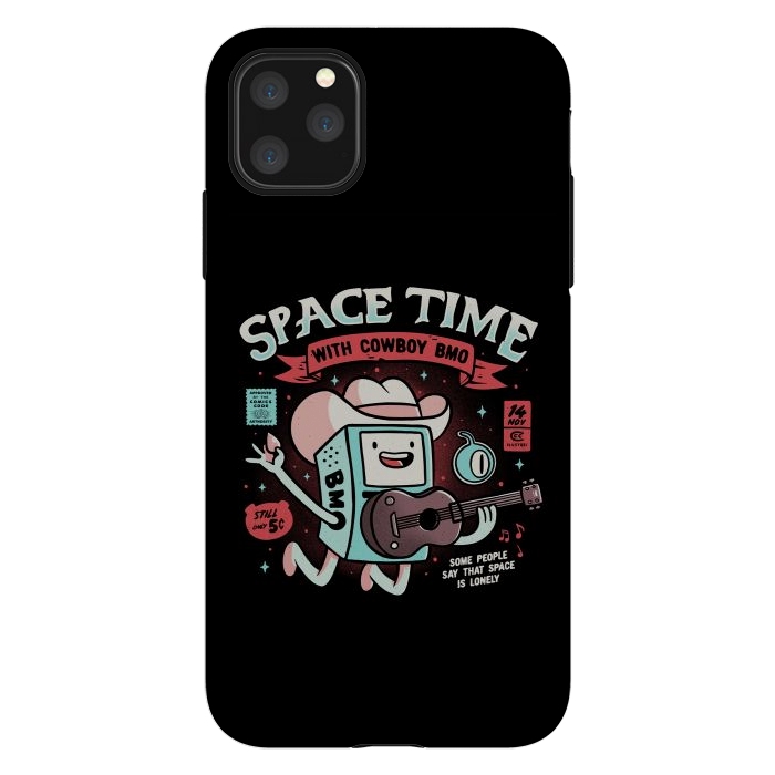 iPhone 11 Pro Max StrongFit Space Time Cool Robot Cowboy Gift by eduely