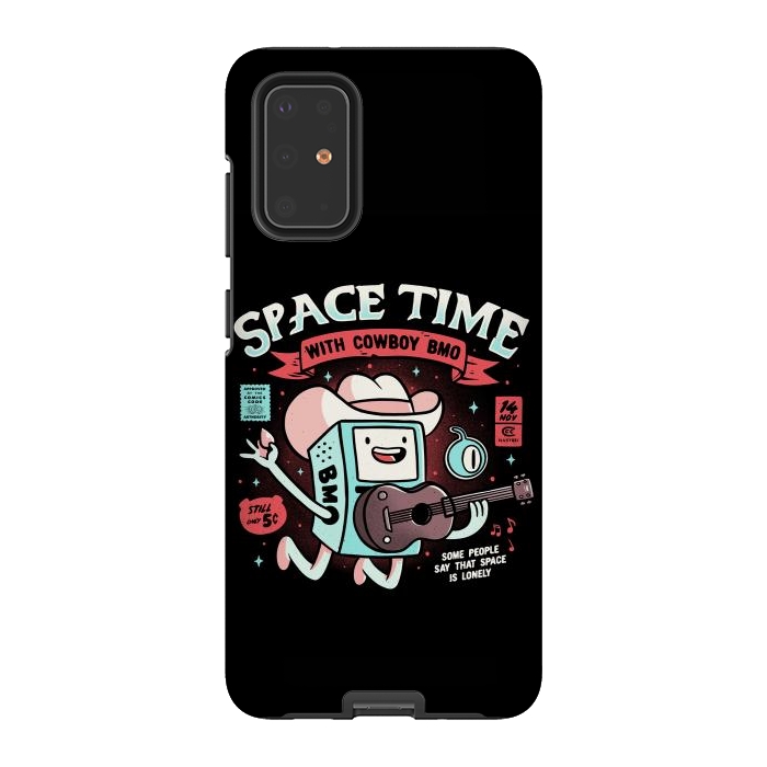 Galaxy S20 Plus StrongFit Space Time Cool Robot Cowboy Gift by eduely
