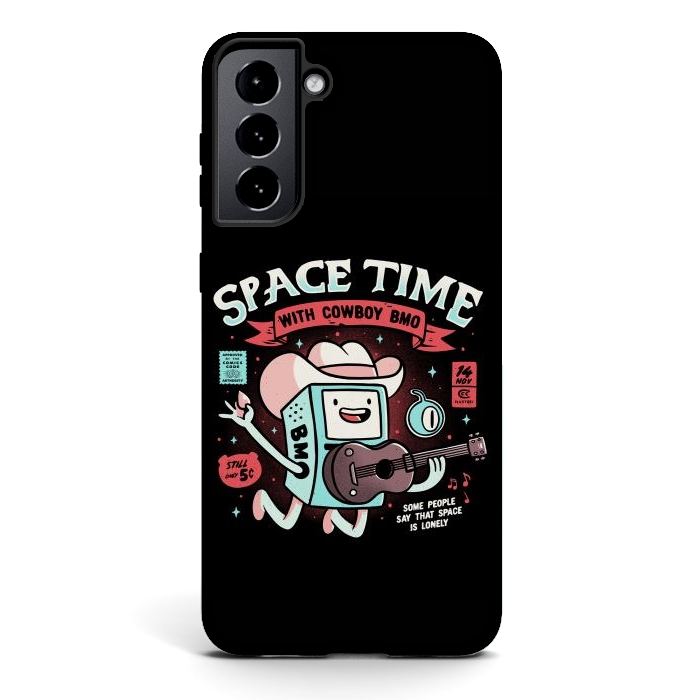 Galaxy S21 StrongFit Space Time Cool Robot Cowboy Gift by eduely