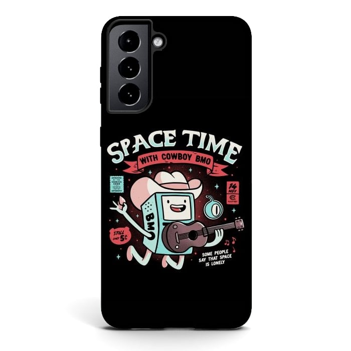 Galaxy S21 plus StrongFit Space Time Cool Robot Cowboy Gift by eduely