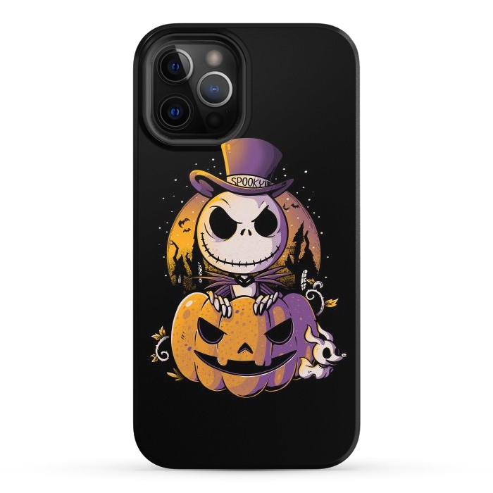 iPhone 12 Pro StrongFit Spooky Jack by eduely