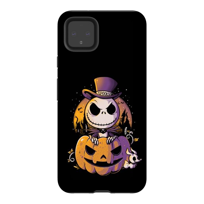 Pixel 4XL StrongFit Spooky Jack by eduely