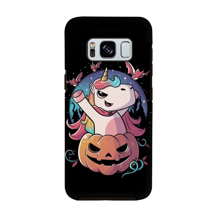 Galaxy S8 StrongFit Spooky Unicorn Funny Cute Magic Halloween by eduely