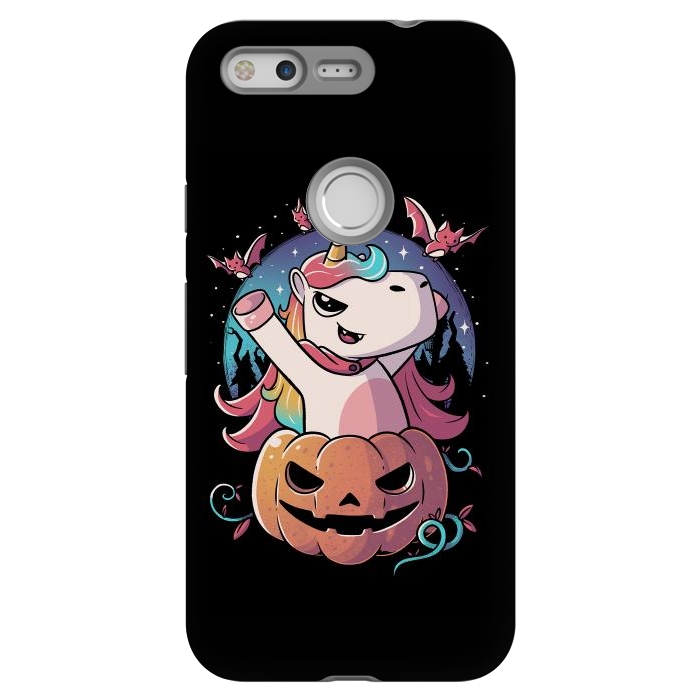 Pixel StrongFit Spooky Unicorn Funny Cute Magic Halloween by eduely