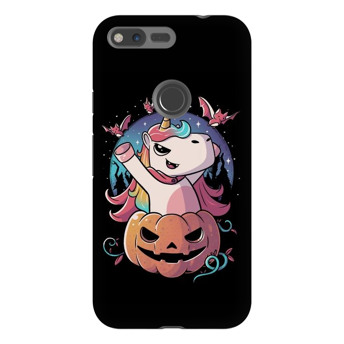 Pixel XL StrongFit Spooky Unicorn Funny Cute Magic Halloween by eduely