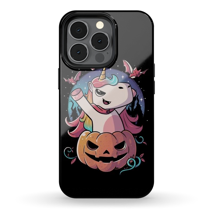 iPhone 13 pro StrongFit Spooky Unicorn Funny Cute Magic Halloween by eduely