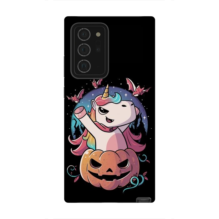 Galaxy Note 20 Ultra StrongFit Spooky Unicorn Funny Cute Magic Halloween by eduely