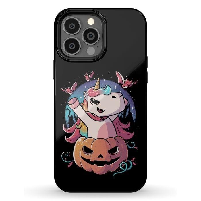 iPhone 13 Pro Max StrongFit Spooky Unicorn Funny Cute Magic Halloween by eduely