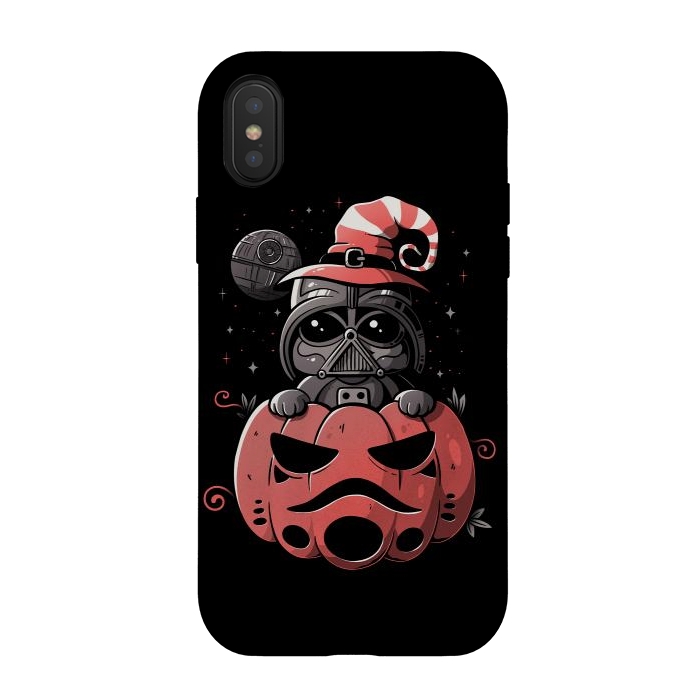 iPhone Xs / X StrongFit Spooky Vader by eduely