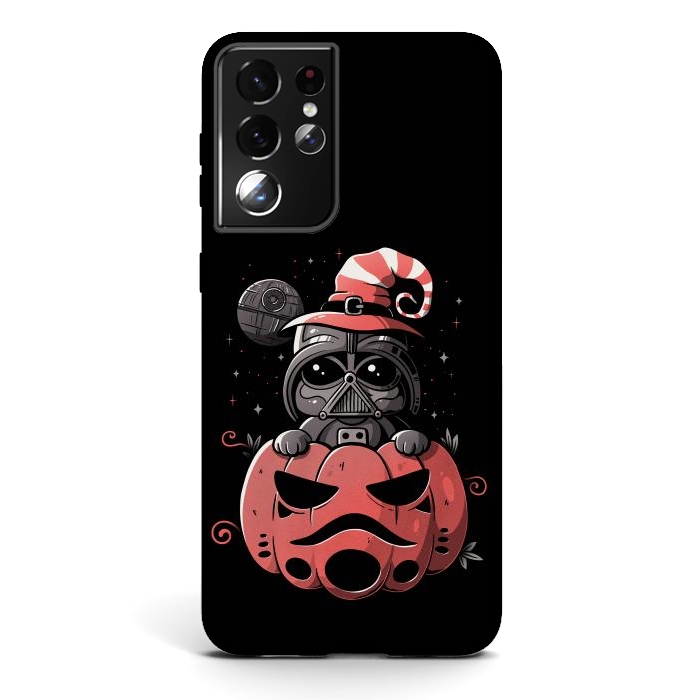 Galaxy S21 ultra StrongFit Spooky Vader by eduely