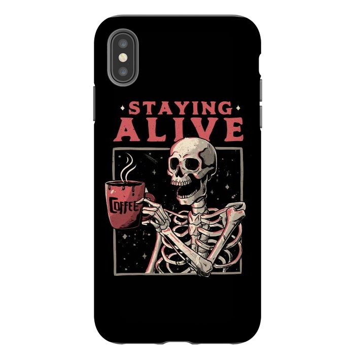 iPhone Xs Max StrongFit Stayling Alive by eduely