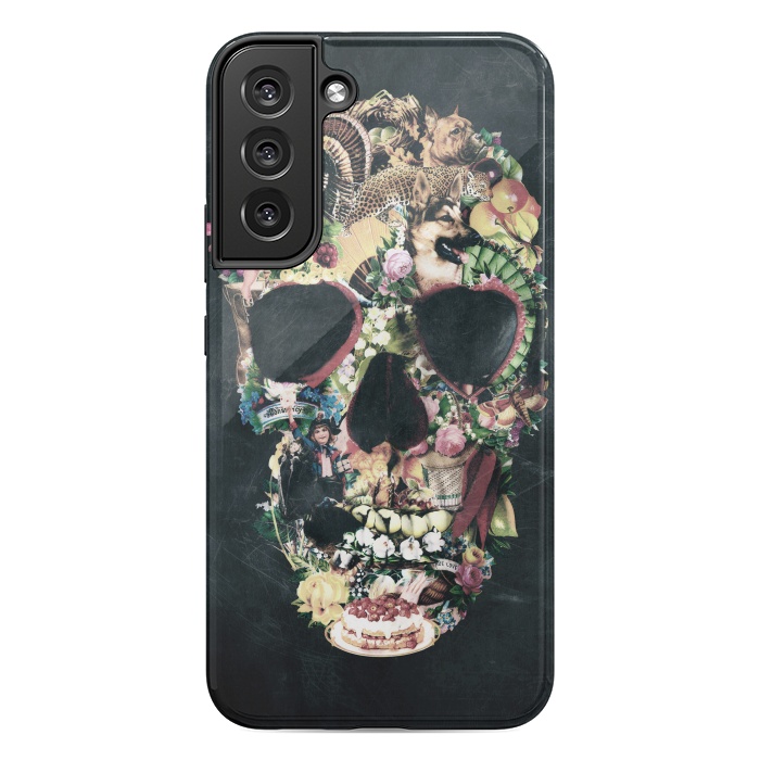 Galaxy S22 plus StrongFit Vintage Skull by Ali Gulec