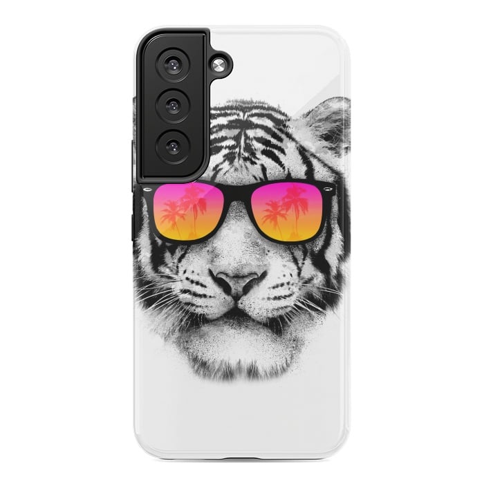 Galaxy S22 StrongFit The Coolest Tiger by Mitxel Gonzalez