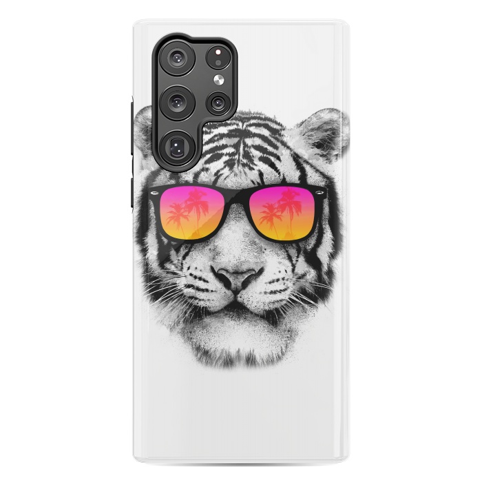 Galaxy S22 Ultra StrongFit The Coolest Tiger by Mitxel Gonzalez