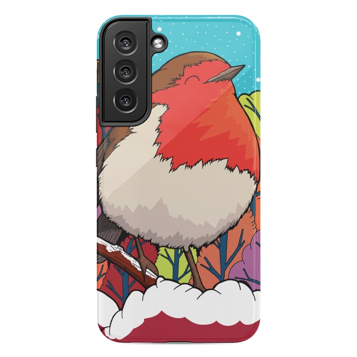 Galaxy S22 plus StrongFit The Big Red Robin by Steve Wade (Swade)