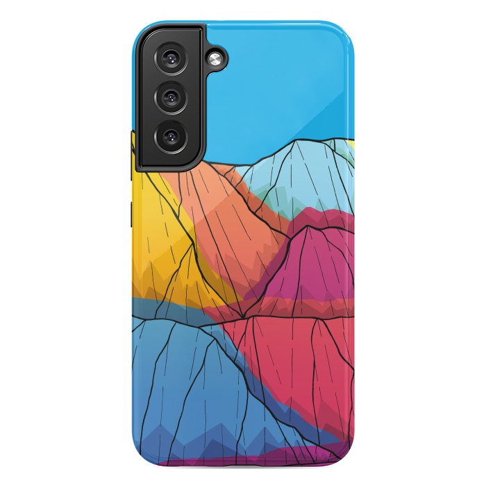 Galaxy S22 plus StrongFit Colour outside the mountains by Steve Wade (Swade)