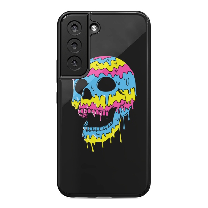 Galaxy S22 StrongFit Melted Skull by Coffee Man