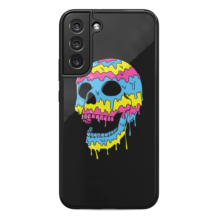 Galaxy S22 plus StrongFit Melted Skull by Coffee Man