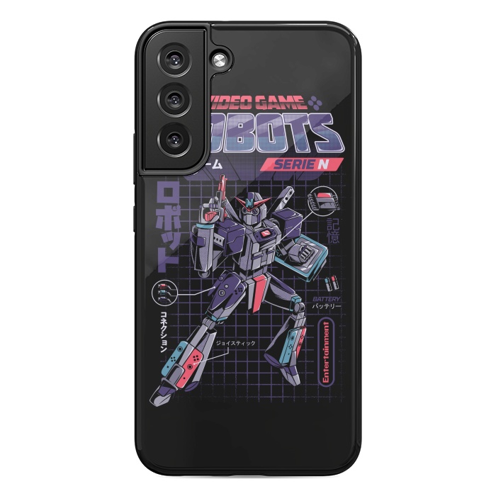 Galaxy S22 plus StrongFit Video Game Robot - Model N by Ilustrata