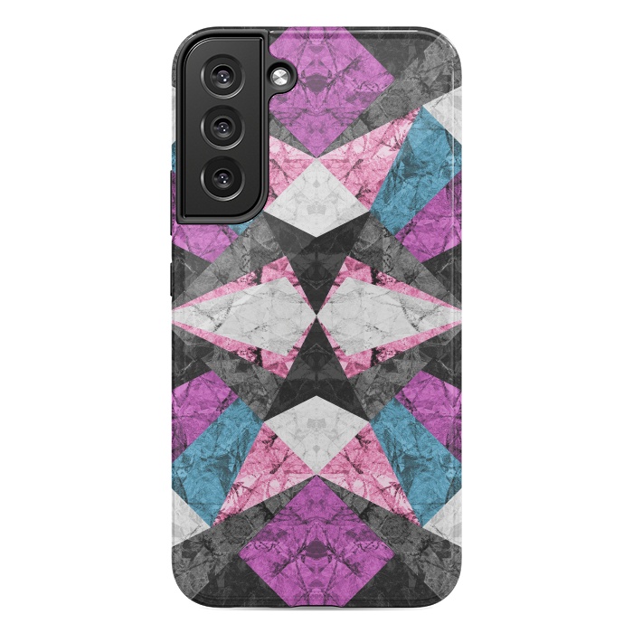 Galaxy S22 plus StrongFit Marble Geometric Background G438 by Medusa GraphicArt