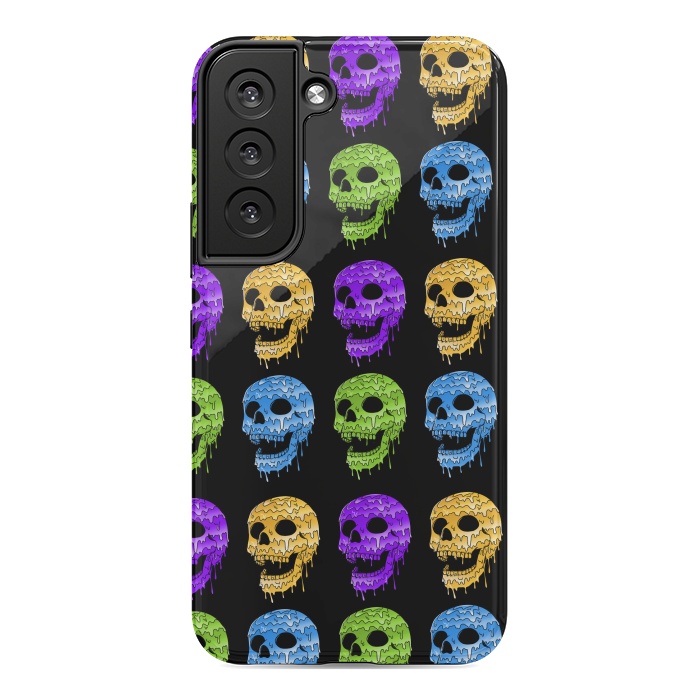 Galaxy S22 StrongFit Skulls Colors by Coffee Man