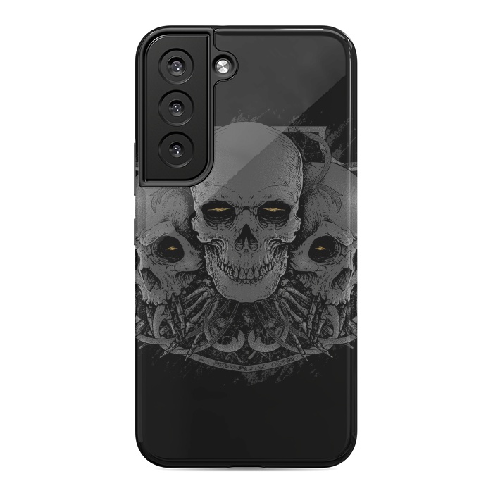 Galaxy S22 StrongFit 3 Skull by Afif Quilimo