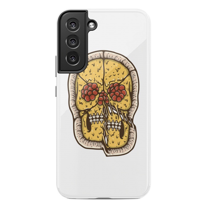 Galaxy S22 plus StrongFit pizza Skull by Afif Quilimo