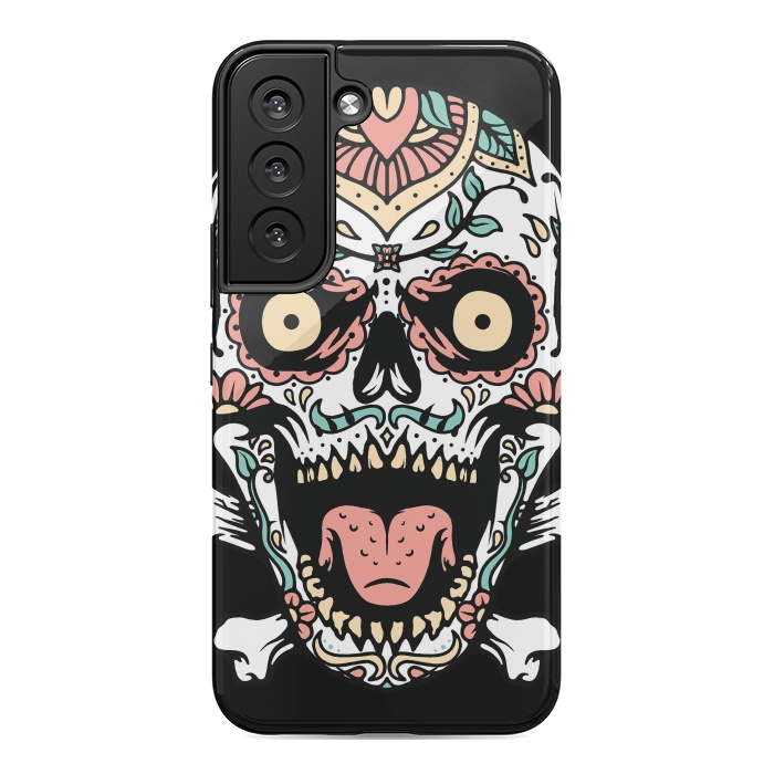Galaxy S22 StrongFit Mexican Skull 1 by Afif Quilimo