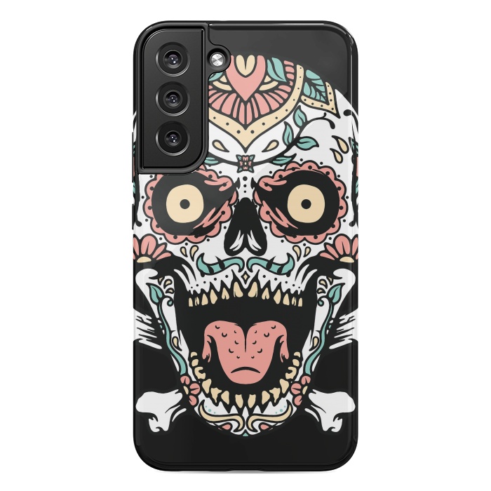 Galaxy S22 plus StrongFit Mexican Skull 1 by Afif Quilimo