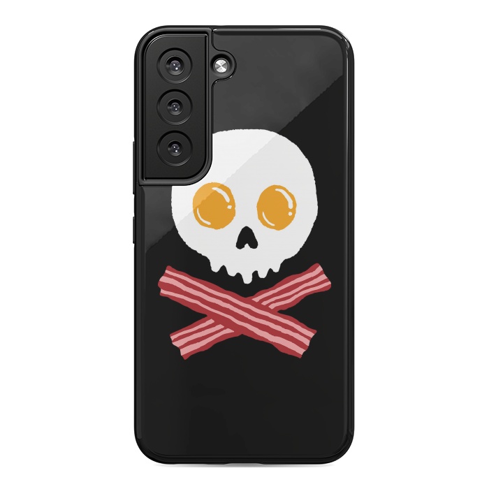 Galaxy S22 StrongFit Breakfast Skull by Afif Quilimo