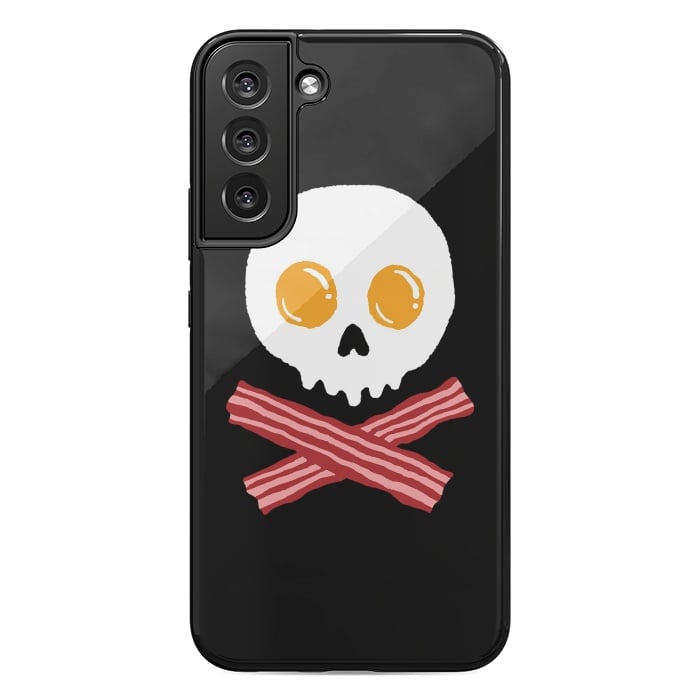Galaxy S22 plus StrongFit Breakfast Skull by Afif Quilimo