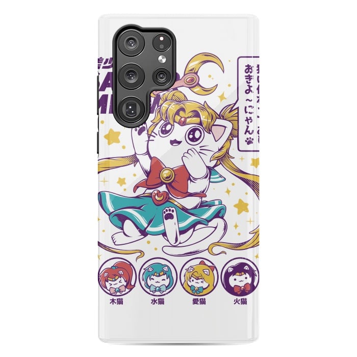 Galaxy S22 Ultra StrongFit Sailor Meow II by Ilustrata