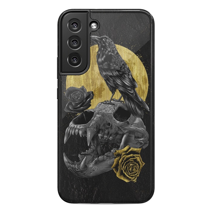 Galaxy S22 plus StrongFit Skull Crow by Alberto