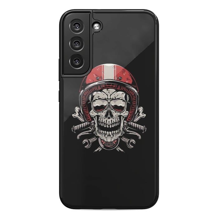 Galaxy S22 plus StrongFit Skull Biker 4 by Afif Quilimo
