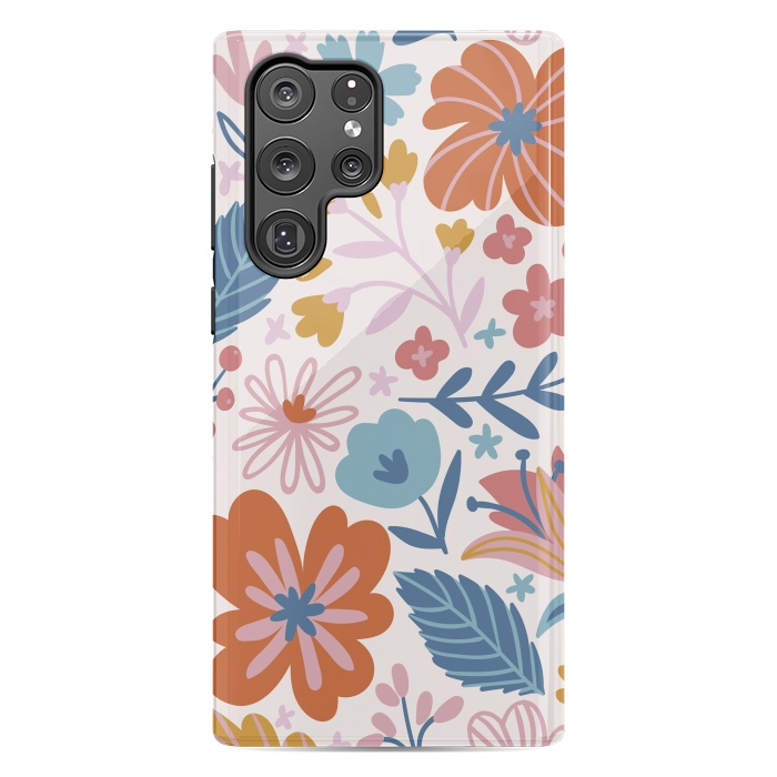 Galaxy S22 Ultra StrongFit Floral Pattern XI by ArtsCase