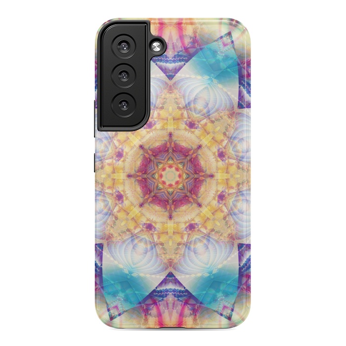 Galaxy S22 StrongFit multicolored Design Pattern by ArtsCase