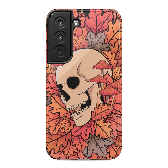 Galaxy S22 StrongFit The skull of autumn by Steve Wade (Swade)