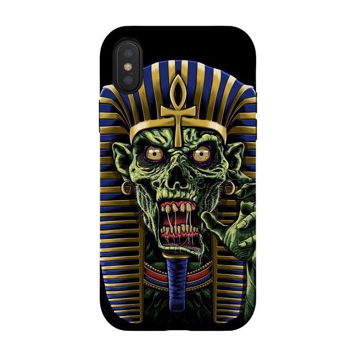 iPhone Xs / X StrongFit Zombie Egyptian Pharaoh Mummy by Alberto