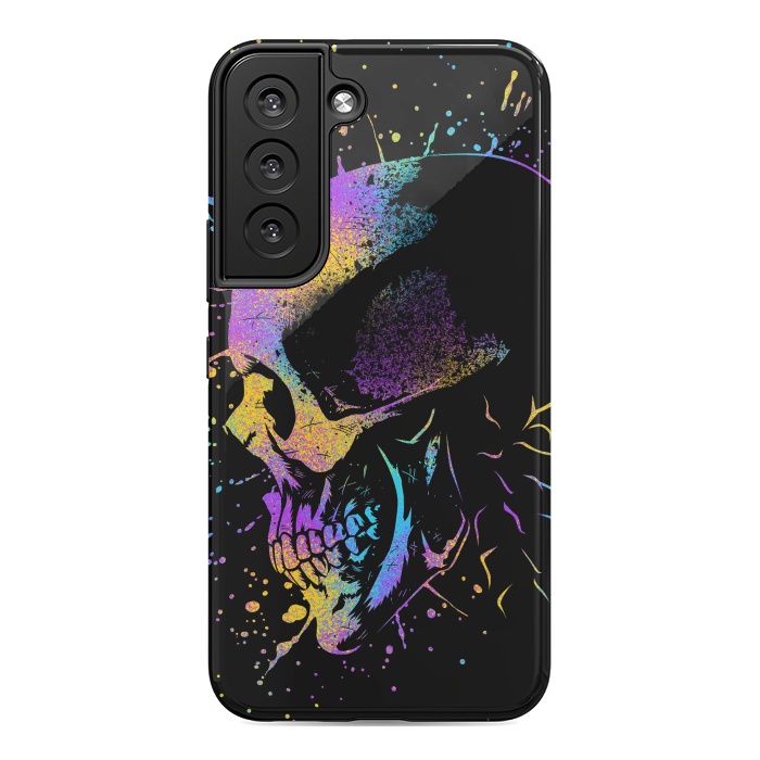 Galaxy S22 StrongFit Skull Colorful Artistic by Alberto