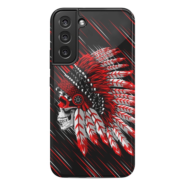 Galaxy S22 plus StrongFit Indian Skull by Alberto